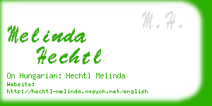 melinda hechtl business card